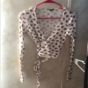 Rare Brandy Melville wraparound top